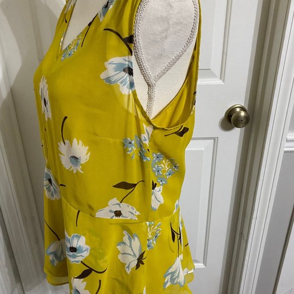 Cabi M Light Weight Top with Cami and Peplum Overlay - Picture 9 of 11